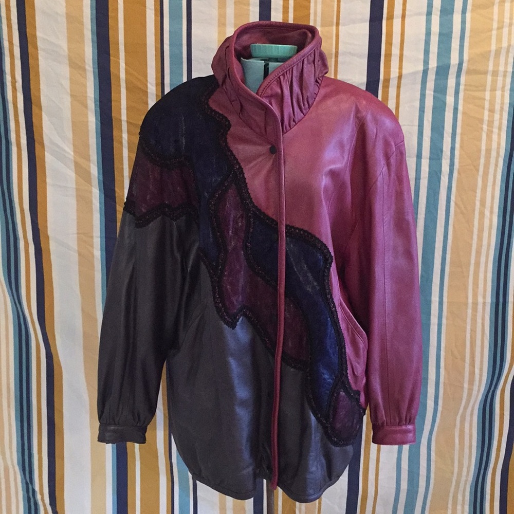 Amazing Rare Vintage Norma Canada Leather Jacket